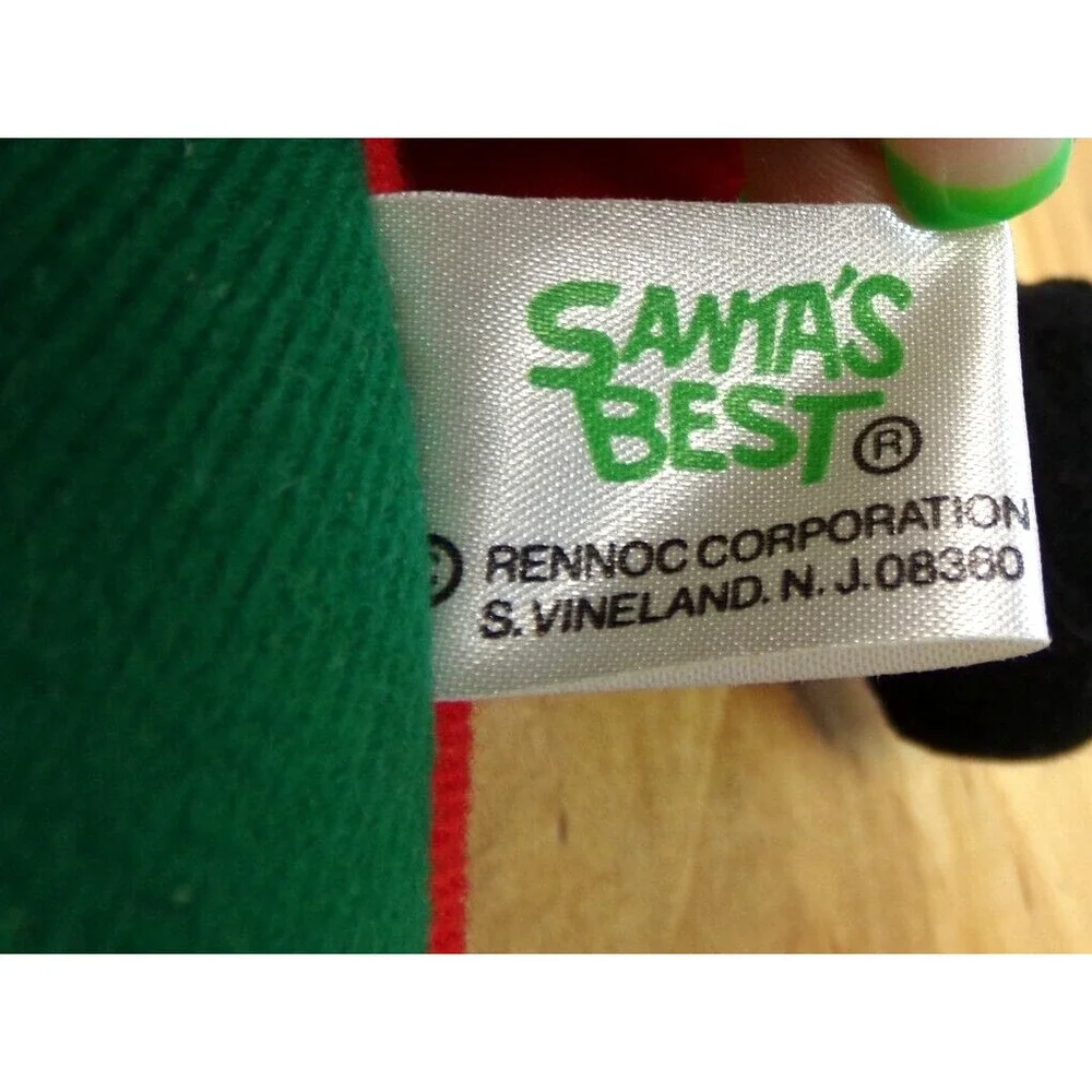 Santas‎ Best Hang 'n Stuff Christmas Stocking Raggedy Doll Vintage Rennoc